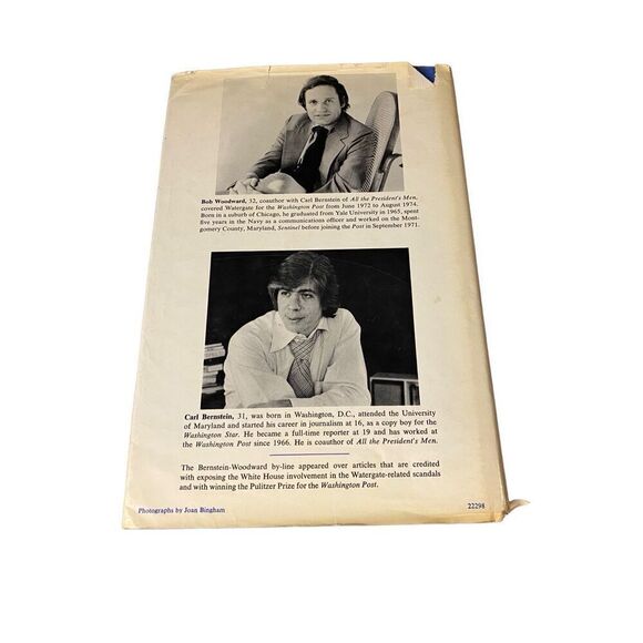 The Final Days Bob Woodward Carl Bernstein Hardcover Book Penguin Press - Picture 2 of 12